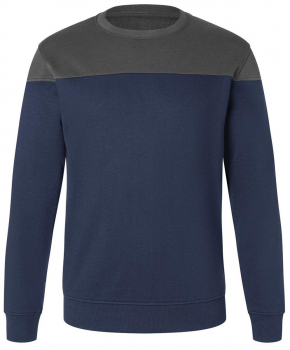 Sweatshirt 5222 Kübler Reforce dunkelblau-dunkelgrau