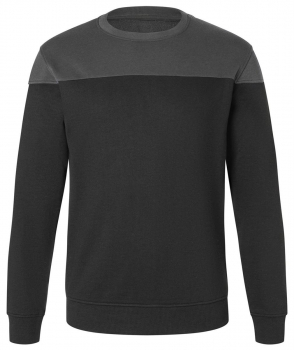 Sweatshirt 5222 Kübler Reforce schwarz-dunkelgrau