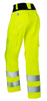 Preview: Warnschutz Damen Bundhose 2607 Kübler REFLECTIQ warngelb hinten