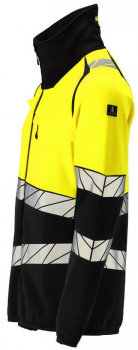 Preview: Warnschutz-Fleecejacke 25003-315 Mascot Accelerate Safe schwarz-gelb links
