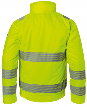 Warnschutz Wetterblouson 1977 Kübler REFLECTIQ warngelb hinten