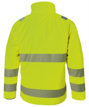 Warnschutz Wetterparka 1975 Kübler REFLECTIQ warngelb hinten