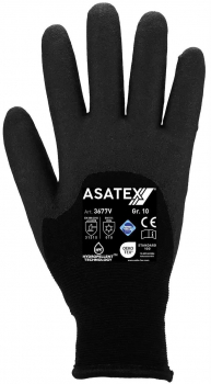 Winter-Strickhandschuh  mit HPT-Beschichtung Handrücken