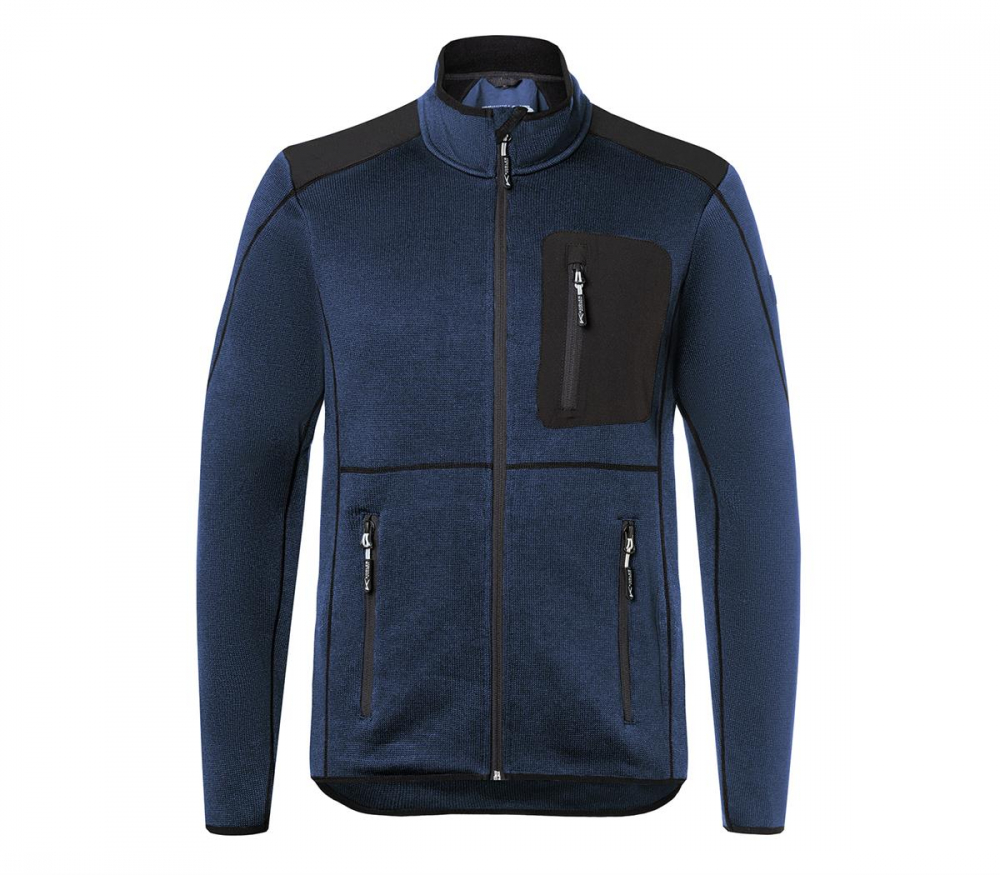 Strickjacke 1443 Kübler Weather dunkelblau/schwarz