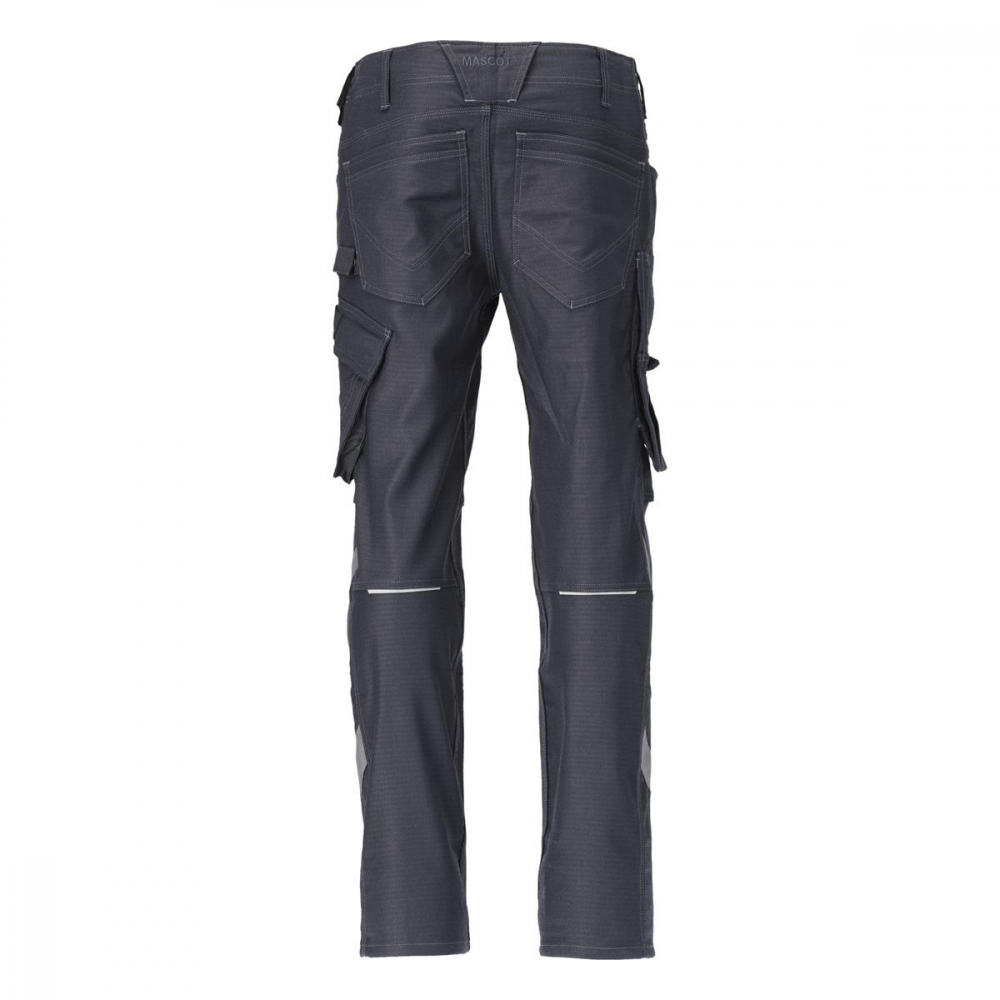 Hose mit Knietaschen 20279-459 Mascot UNIQUE schwarzblau hinten