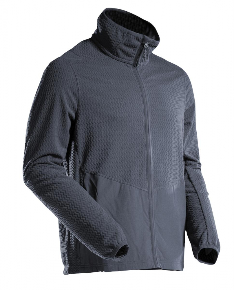 MASCOT® Customized Microfleece Pullover mit RV 22803-639 schwarzblau