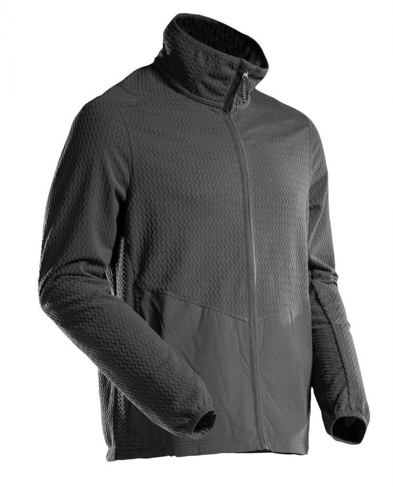 MASCOT® Customized Microfleece Pullover mit RV 22803-639 schwarz