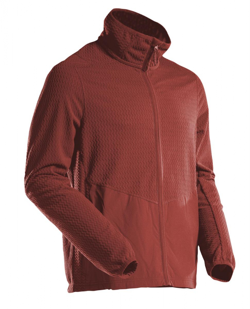 MASCOT® Customized Microfleece Pullover mit RV 22803-639 herbstrot