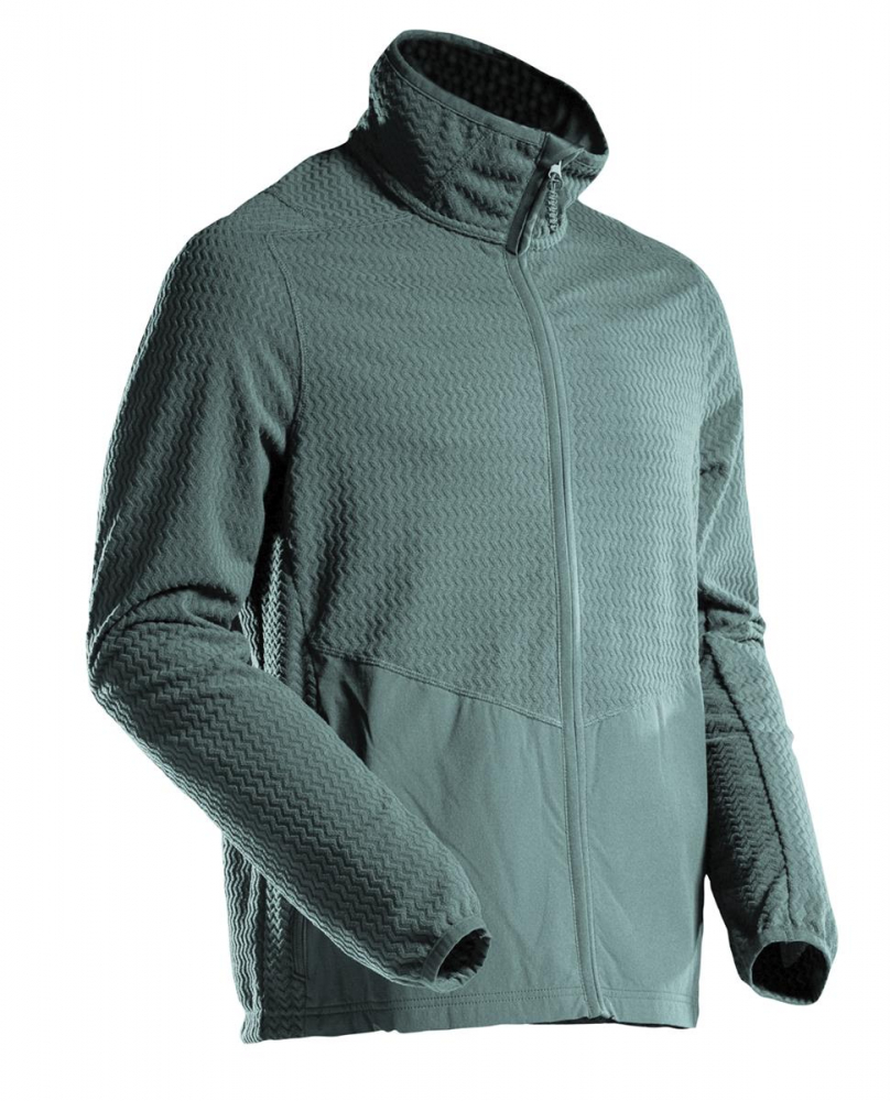 MASCOT® Customized Microfleece Pullover mit RV 22803-639 hell waldgrün