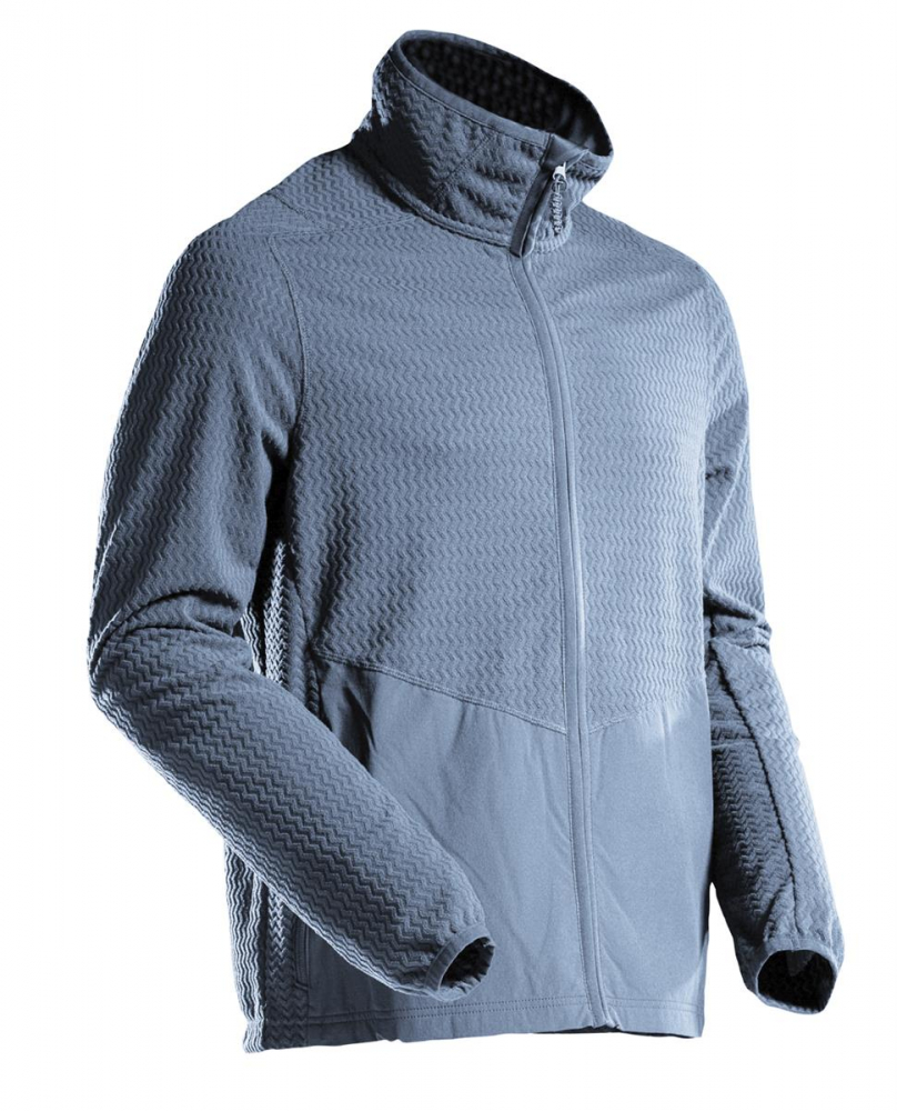 MASCOT® Customized Microfleece Pullover mit RV 22803-639 steinblau