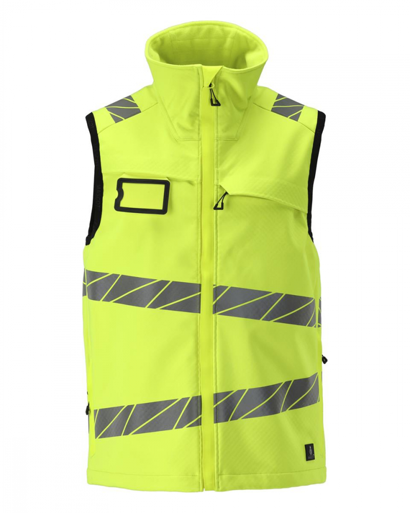 Warnschutz-Softshell Weste 24065 Mascot Accelerate Safe gelb vorne