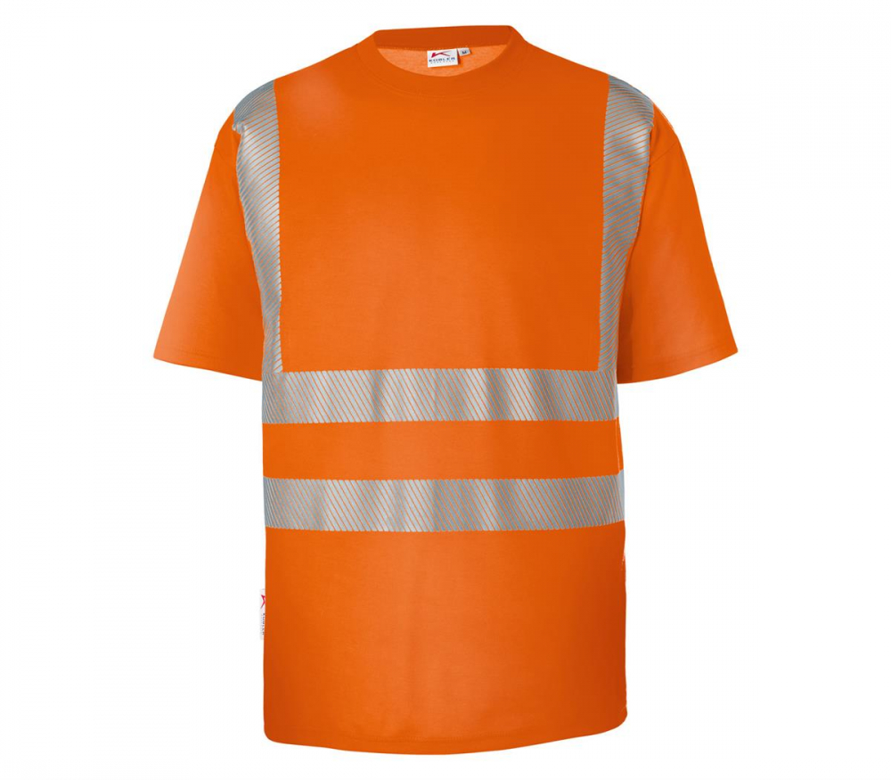 Warnschutz T-Shirt 5043 Kübler REFLECTIQ warnorange