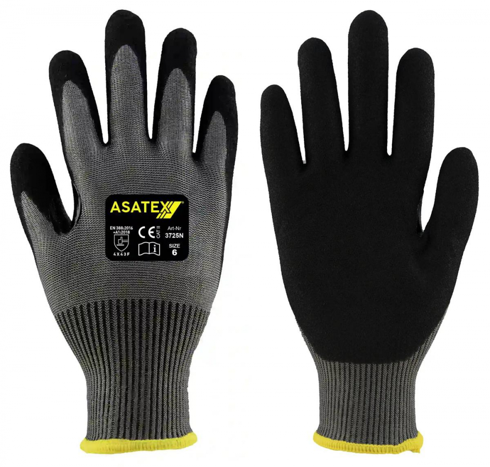 Schnittschutzhandschuh 3725N mit Nitril-Beschichtung Level F
