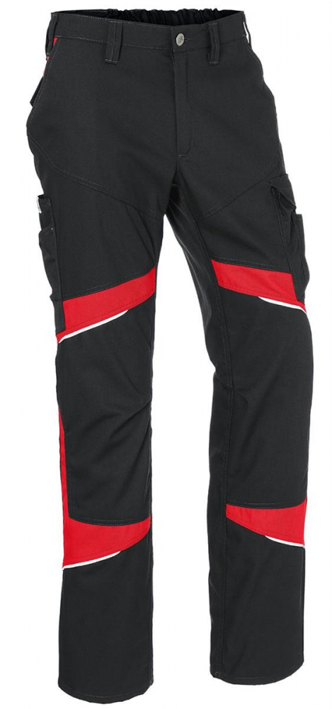 Bundhose 2250 Kübler ACTIVIQ Cotton+ schwarz-mittelrot