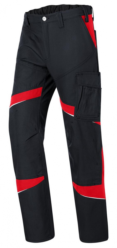 Bundhose High 2355 Kübler ACTIVIQ Cotton+ schwarz-mittelrot