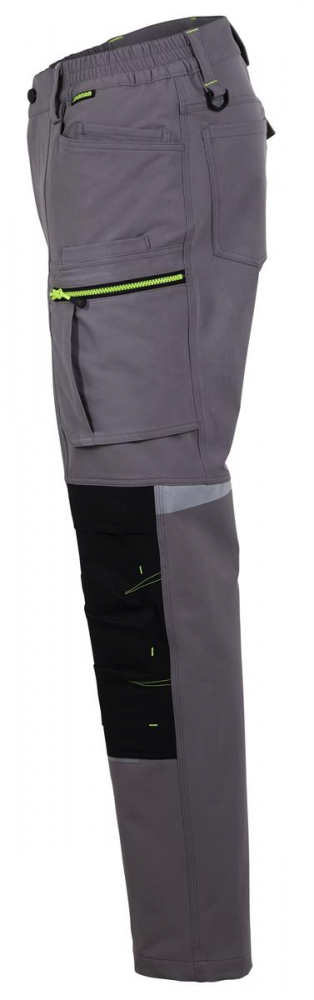 Bundhose rECOline Planam zink-schwarz 6714 links