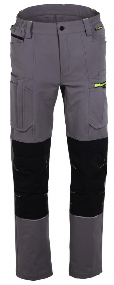 Bundhose rECOline Planam zink-schwarz 6714 vorne