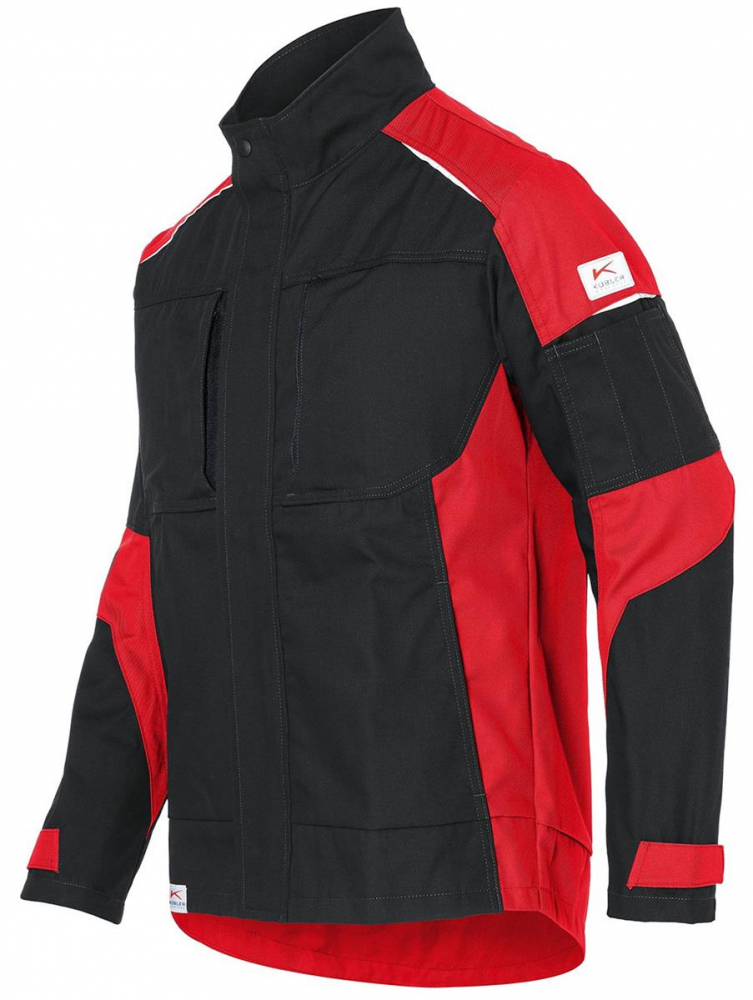 Bundjacke 1250 Kübler ACTIVIQ Cotton+ schwarz-mittelrot