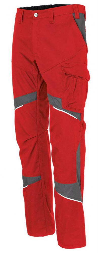 Damen Bundhose 2550 Kübler ACTIVIQ Cotton+ mittelrot-anthrazit
