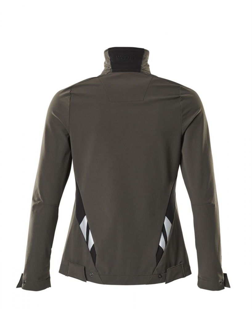Damen Jacke 18008-511-1809 Mascot ACCELERATE dunkelanthrazit-schwarz hinten