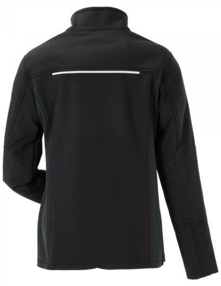 Damen Pure Softshelljacke PLANAM NORIT schwarz hinten