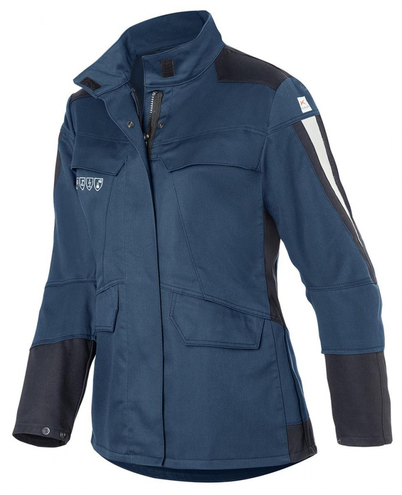 Damenjacke arc1 1490 Kübler PROTECTIQ dunkelblau-anthrazit vorne