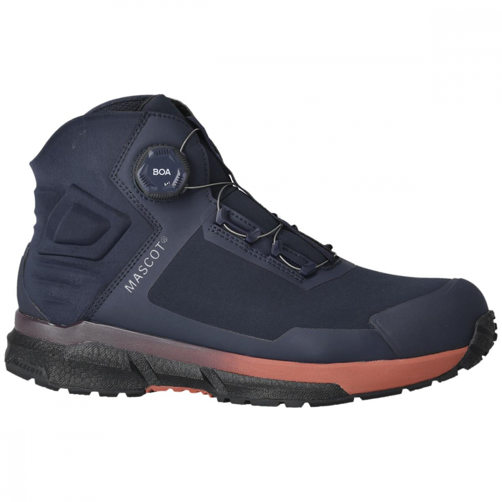 MASCOT® FOOTWEAR CUSTOMIZED F1681-704 Sicherheitsstiefel schwarzblau/bordeaux