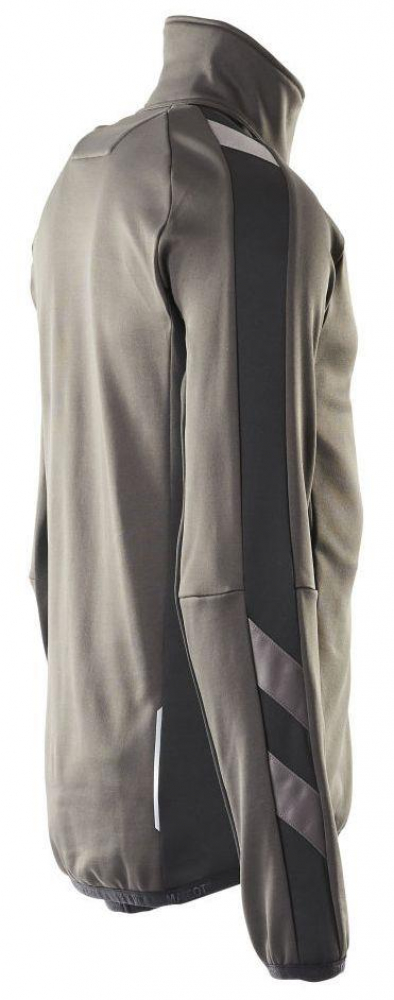 Fleecejacke 18603-316 Mascot UNIQUE dunkelanthrazit-schwarz rechts
