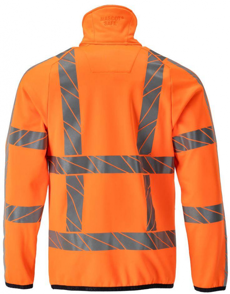 Fleecepullover mit Reißverschluss 214103-315 Mascot Accelerate Safe orange hinten