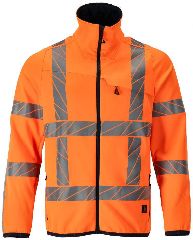 Fleecepullover mit Reißverschluss 214103-315 Mascot Accelerate Safe orange vorne