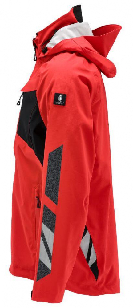 Hard Shell Jacke 18001-249-20209 Mascot ACCELERATE verkehrsrot-schwarz links