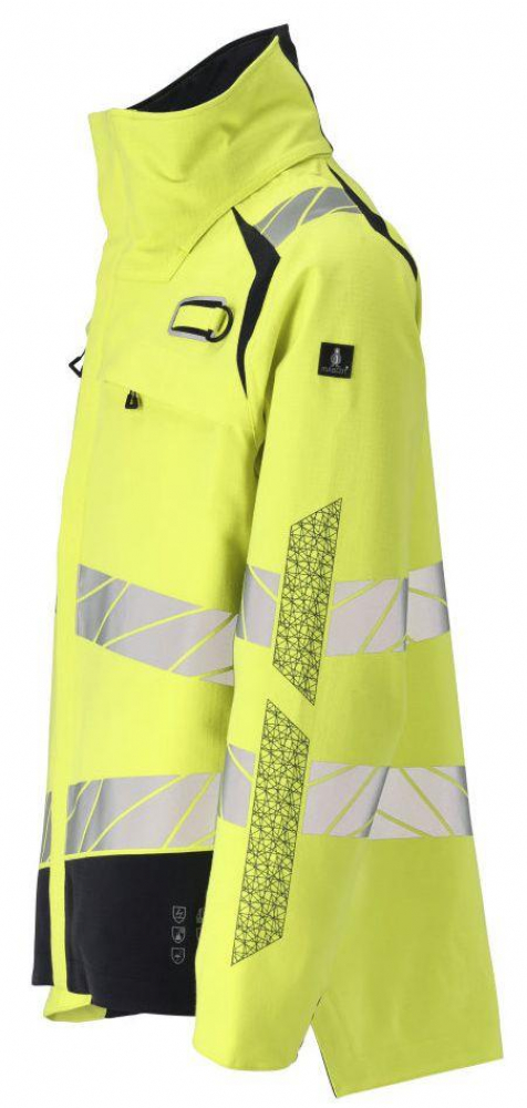 Hardshelljacke 21301-292 Mascot ACCELERATE Multisafe gelb-schwarzblau links