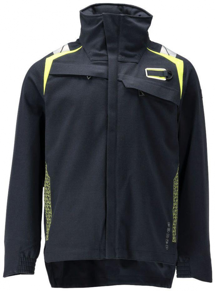 Hardshelljacke 21501-292 Mascot ACCELERATE Multisafe schwarzbl.-gelb vorne