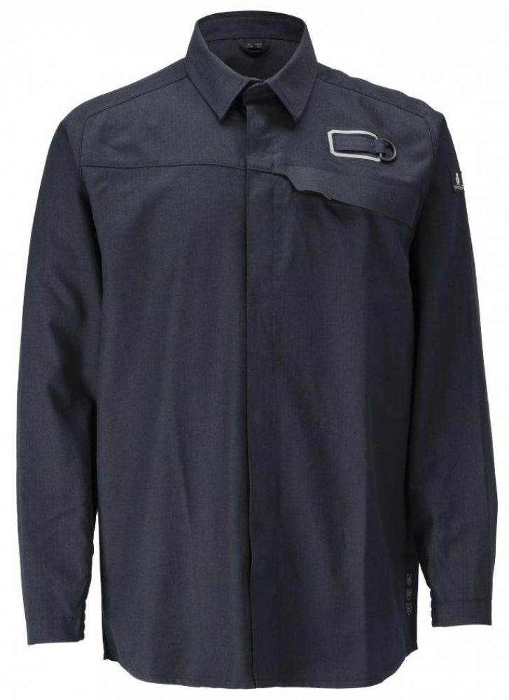 Hemd 21504-508 Mascot Accelerate Multisafe schwarzblau vorne