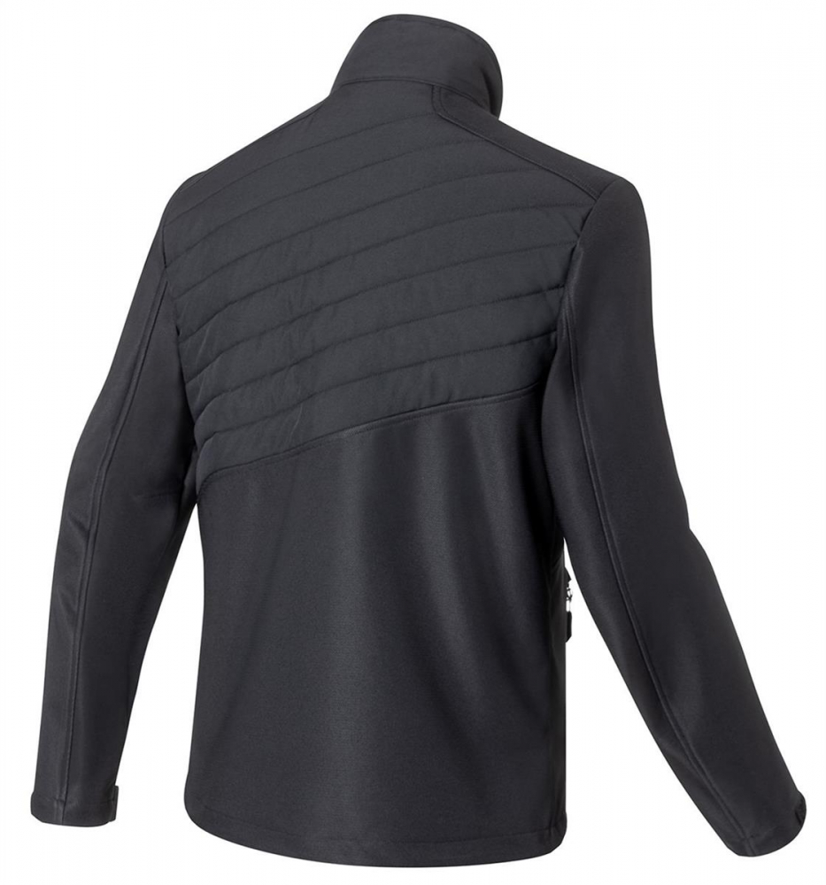 Hybrid Softshell Jacke 1344 Kübler Weather schwarz hinten