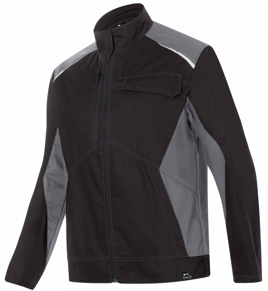 Jacke 1145 Kübler ICONIQ PRO schwarz/mittelgrau