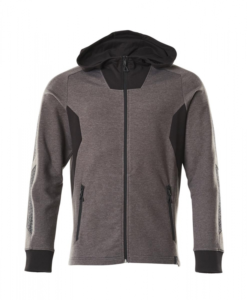Kapuzen Sweatjacke 18584-962-1809 Mascot ACCELERATE dunkelanthrazit-schwarz