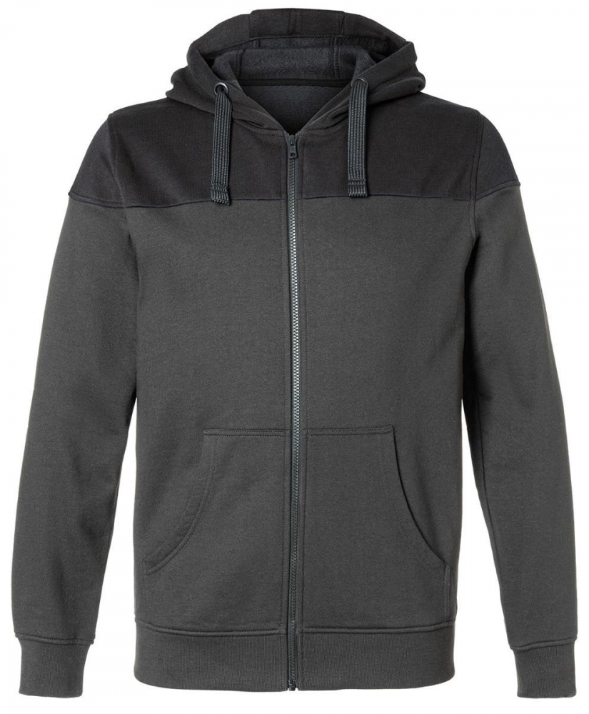Kapuzen Sweatjacke 5223 Kübler Reforce dunkelgrau-schwarz