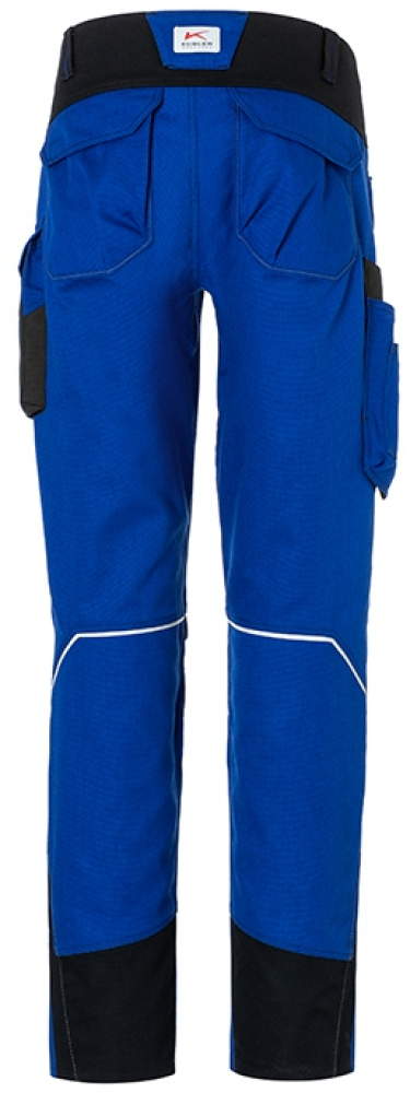 Hose 2225 Kübler Bodyforce kornblau-schwarz hinten