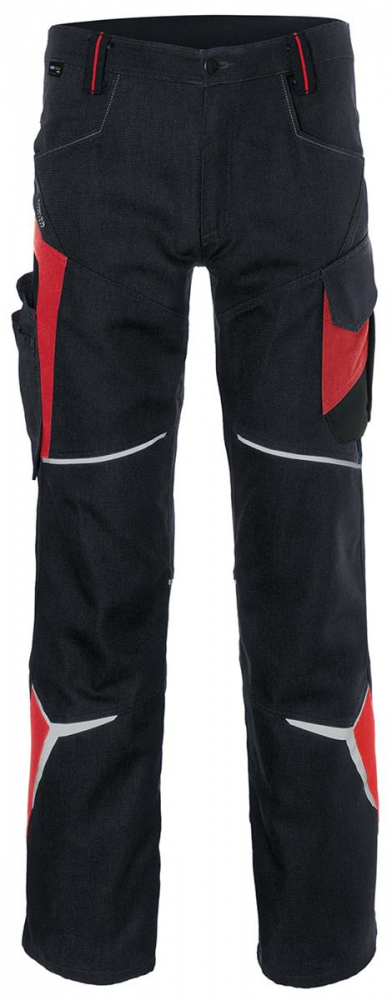 Hose 2225 Kübler Bodyforce schwarz-mittelrot
