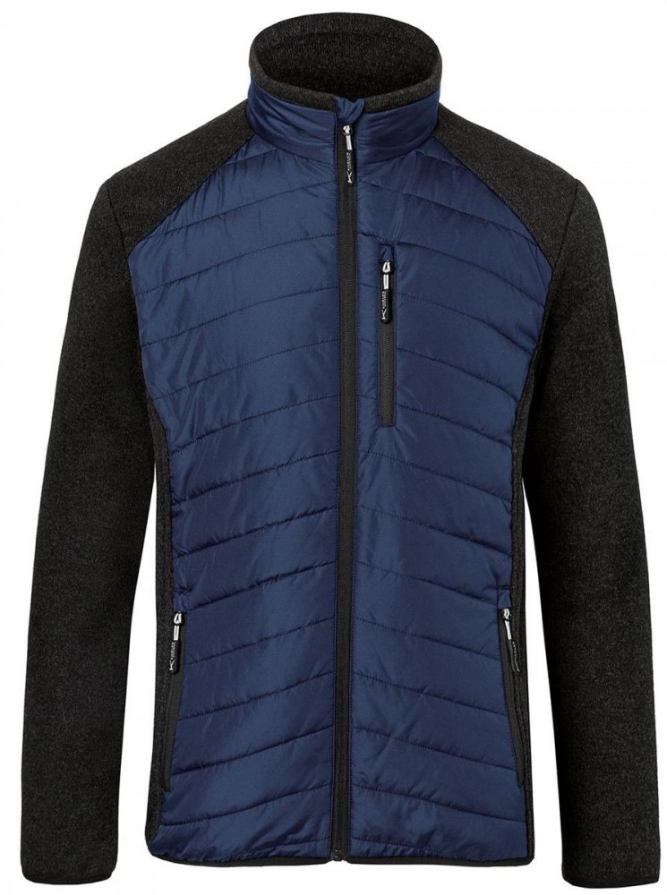 Kübler Hybridjacke 1342 dunkelblau/dunkelgrau