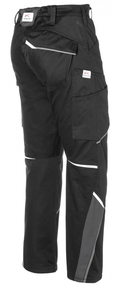 Damen-Bundhose 2340 Kübler ICONIQ schwarz-anthrazit hinten