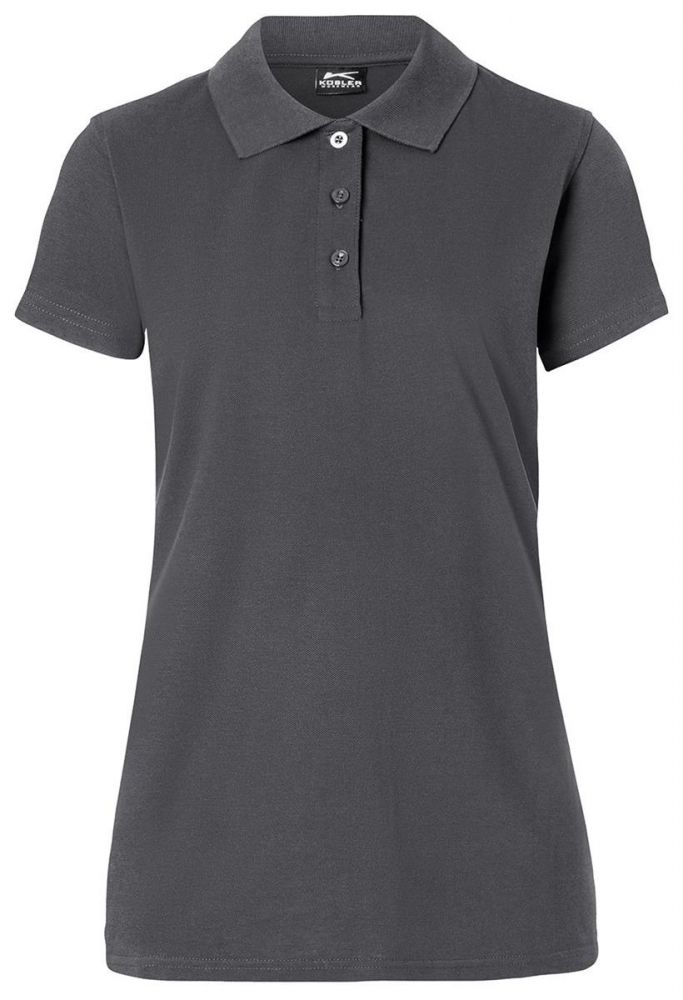 Kübler Shirts 5233 6207 Damen Polo-Shirt dunkelgrau