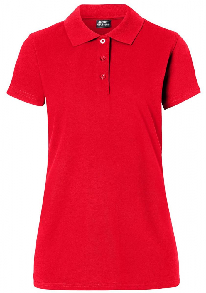 Kübler Shirts 5233 6207 Damen Polo-Shirt mittelrot