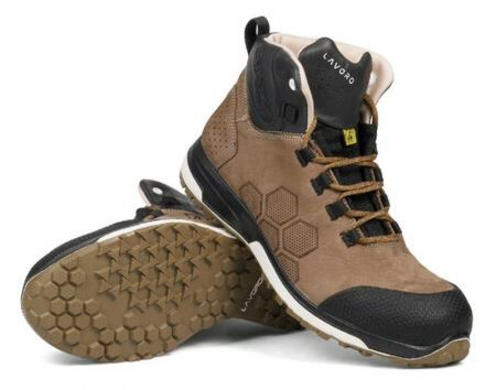 Lavoro LANDO Taupe FL Sicherheitsschnürstiefel