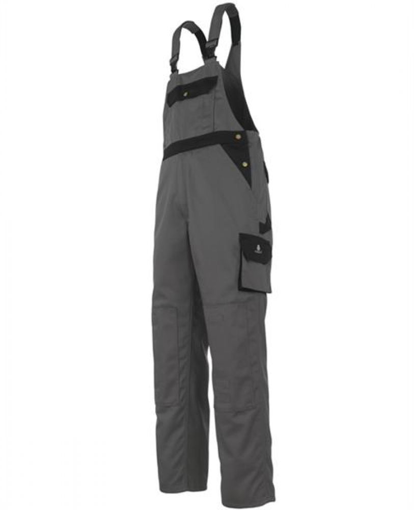Latzhose MILANO 00969-430-8889 Mascot Image anthrazit-schwarz links