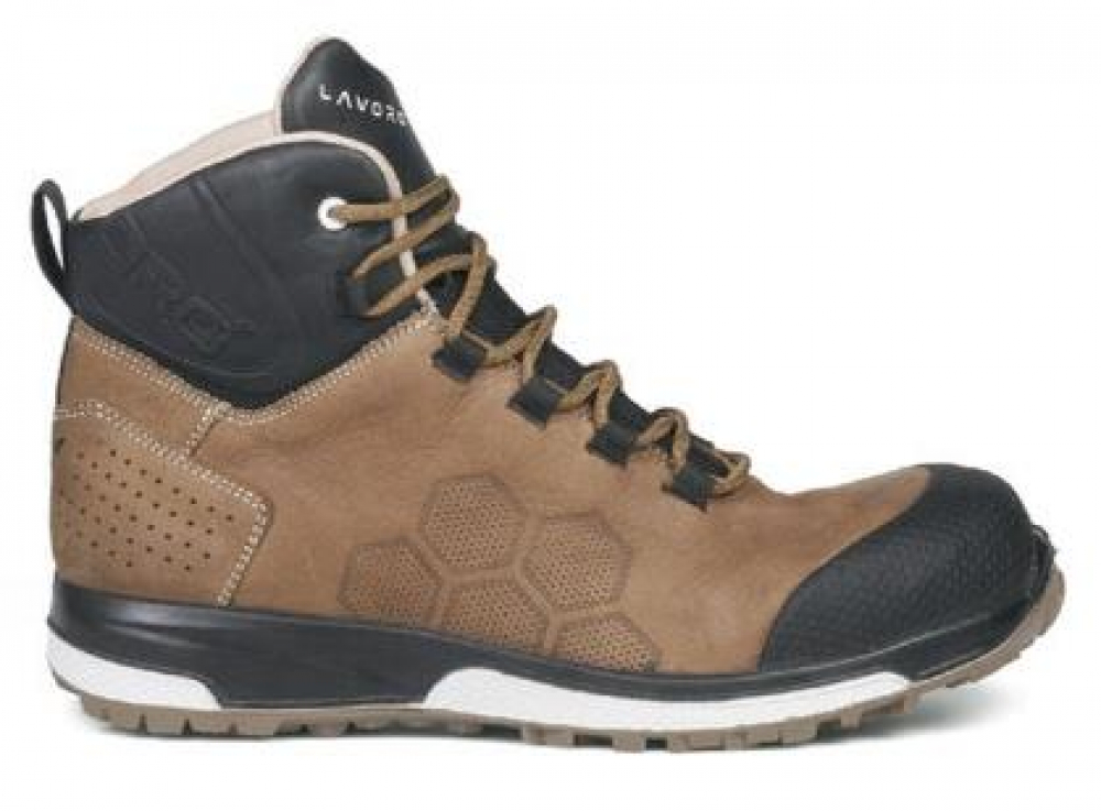 LANDO Taupe FL LAVORO S3 Sicherheitsschnürstiefel