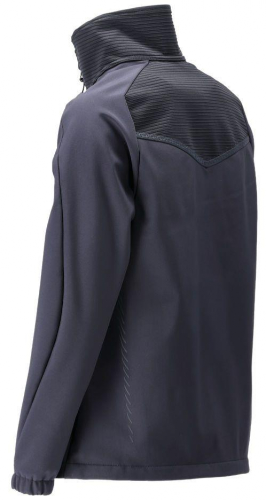 MASCOT® Customized Softshell Jacke 25312-649-010 schwarzblau links