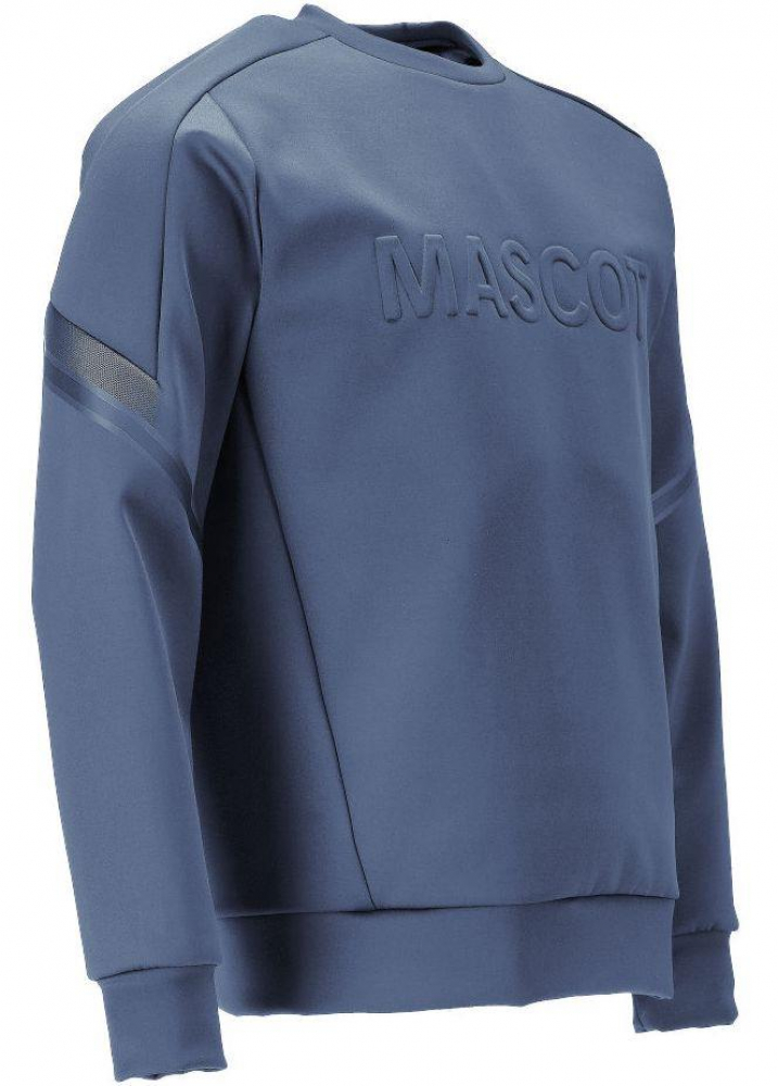MASCOT® Customized Sweatshirt 25184-608 steinblau hinten