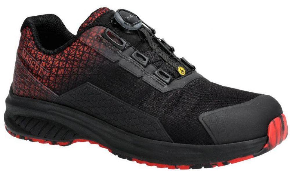 MASCOT® F1501-909 S3S Sicherheitsschuhe FOOTWEAR ACCELERATE schwarz-verkehrsrot